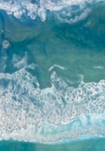 SAILBOAT Wall Decor/Charcuterie board with Ocean Waves in resin