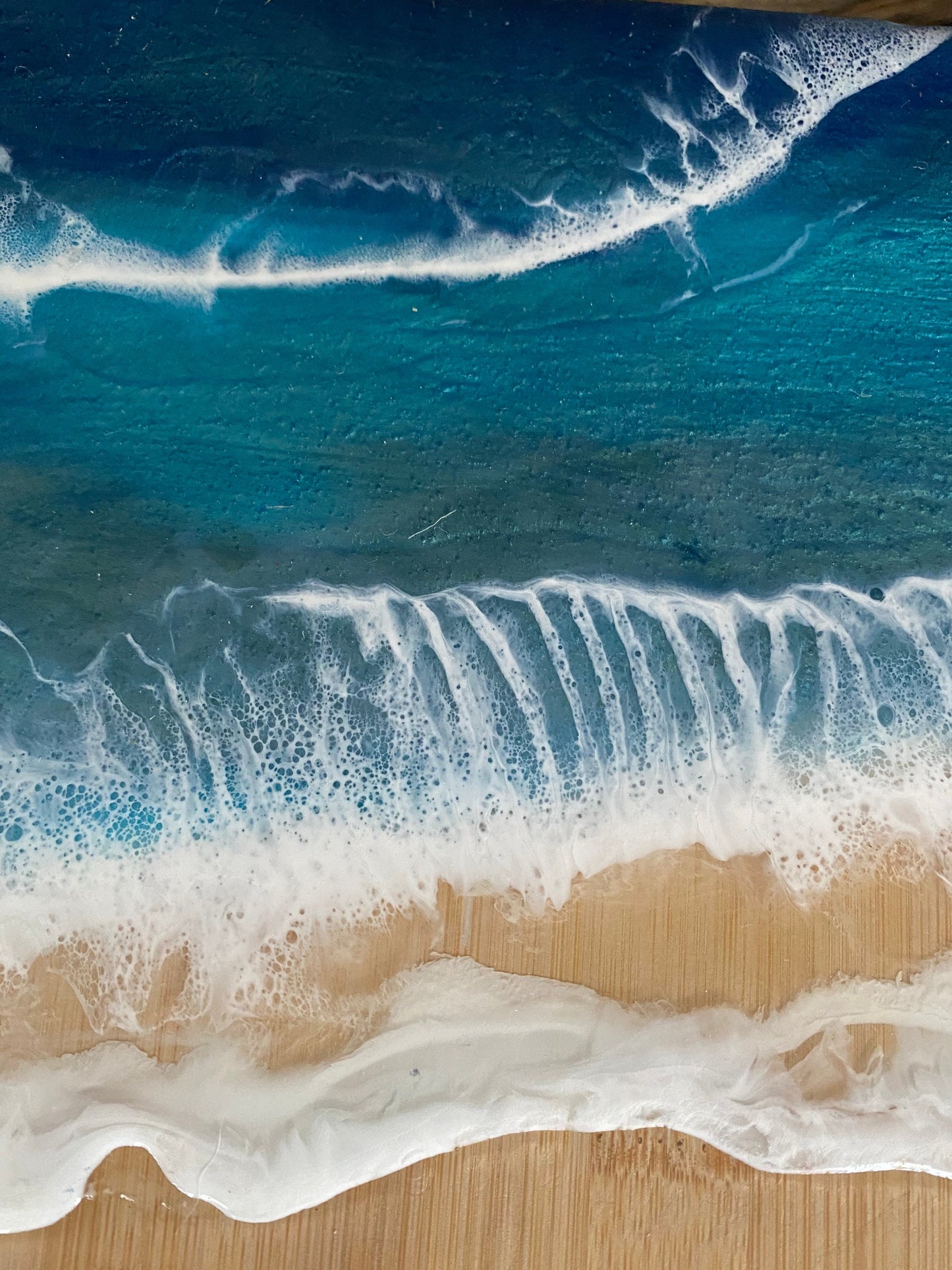 OCEAN WAVES in resin CHARCUTERIE board