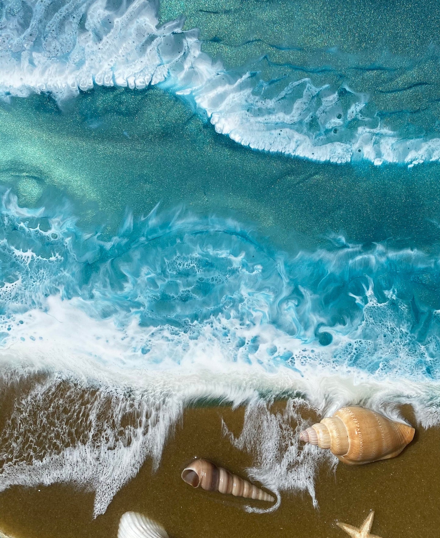 OCEAN WAVES End Table