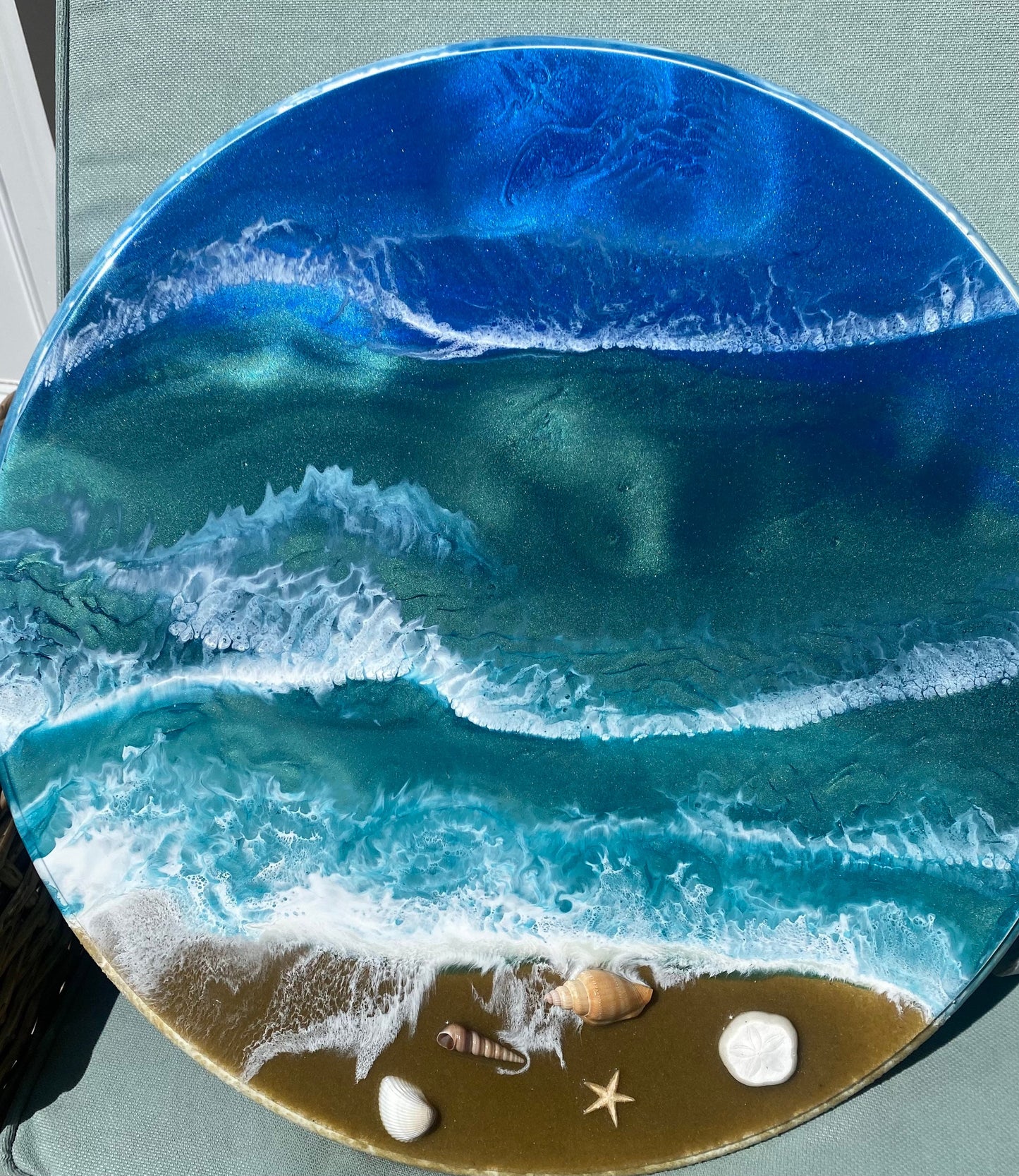 OCEAN WAVES End Table