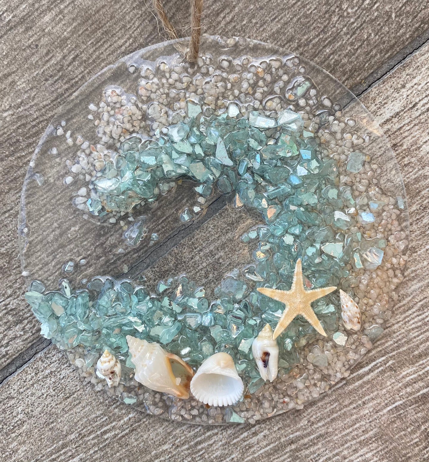 Coastal Suncatcher/Christmas Ornament- SET OF 4