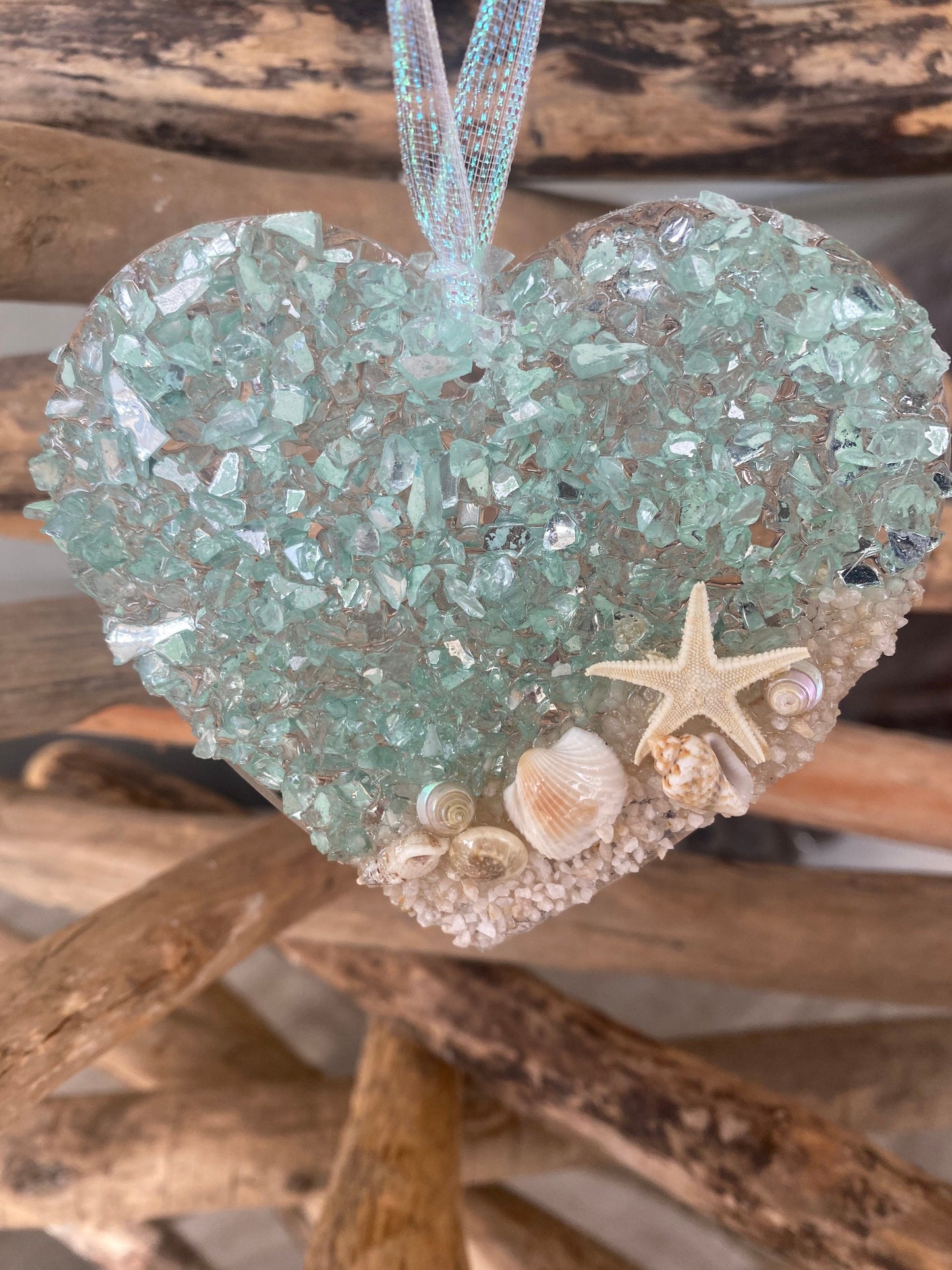 Coastal HEART Sun catcher / Ornament