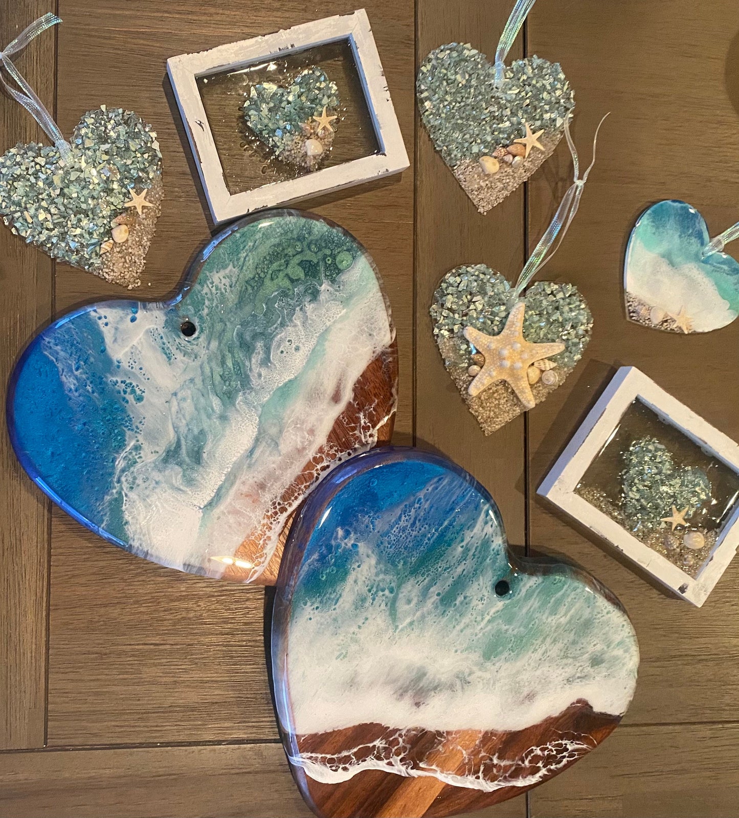 Coastal HEART Sun catcher / Ornament