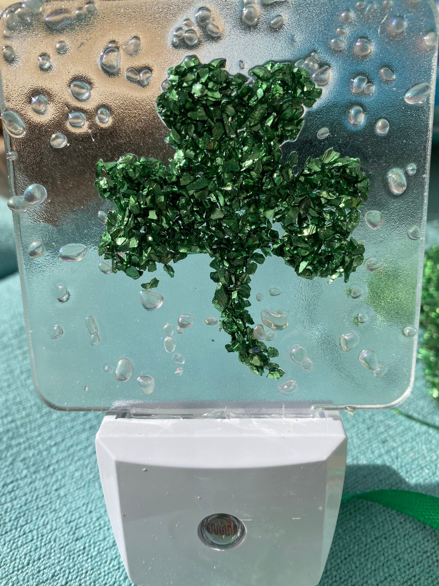 COASTAL inspired SHAMROCK Night Light