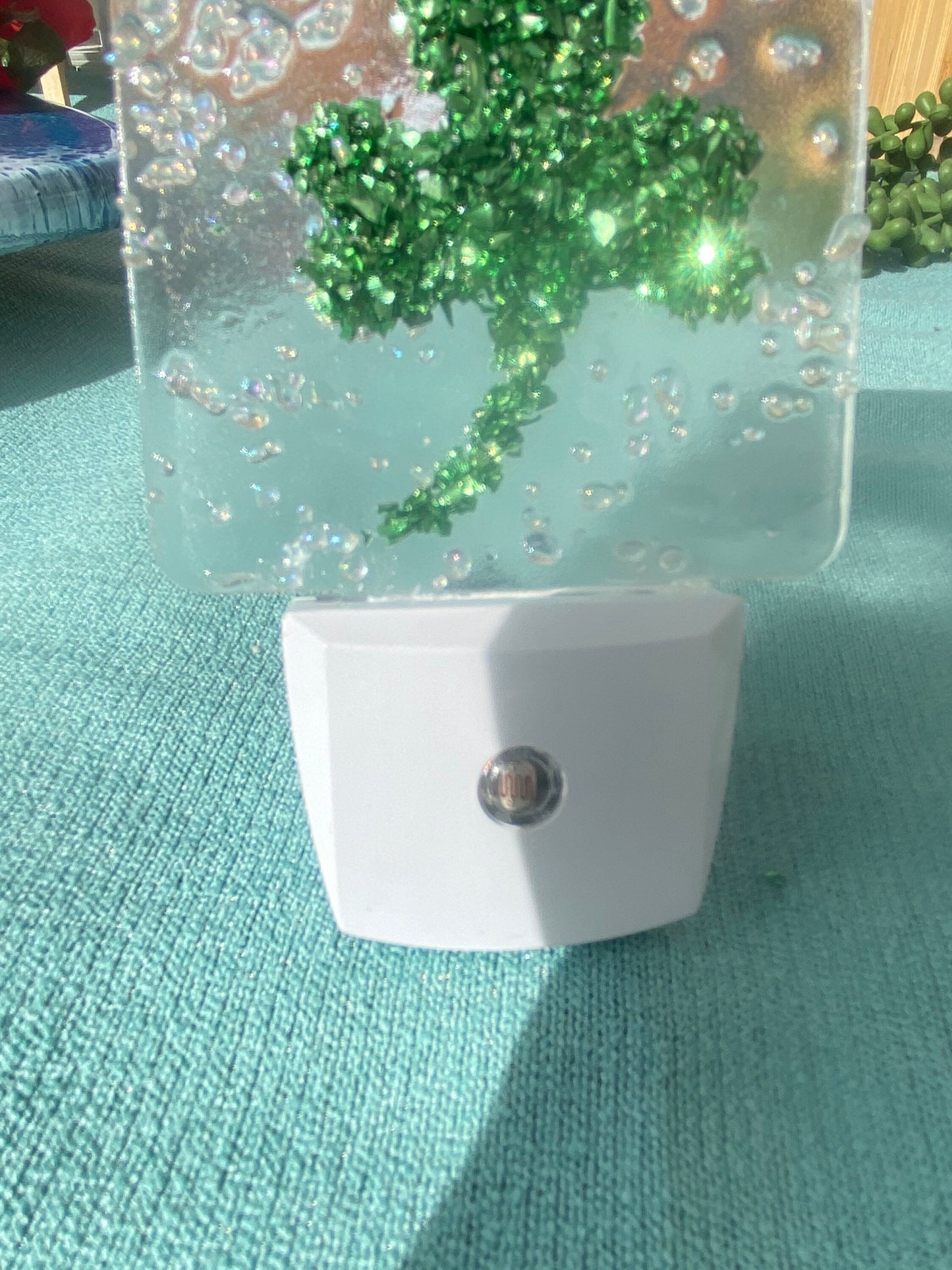 COASTAL inspired SHAMROCK Night Light