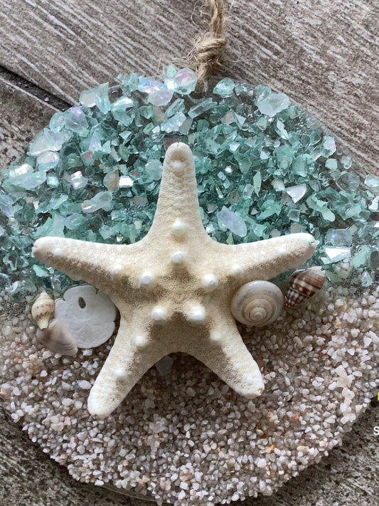 Coastal  Starfish  Suncatcher/Ornament